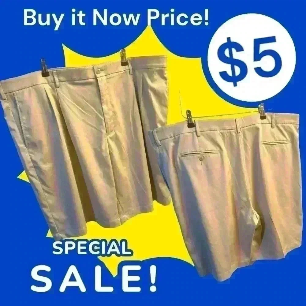 Clearance Item- Additional Discount not avail Men’s ProTour Golf Shorts Size 46